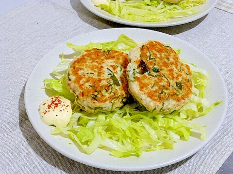 冷凍豆腐と味付めかぶ入り鶏つくね